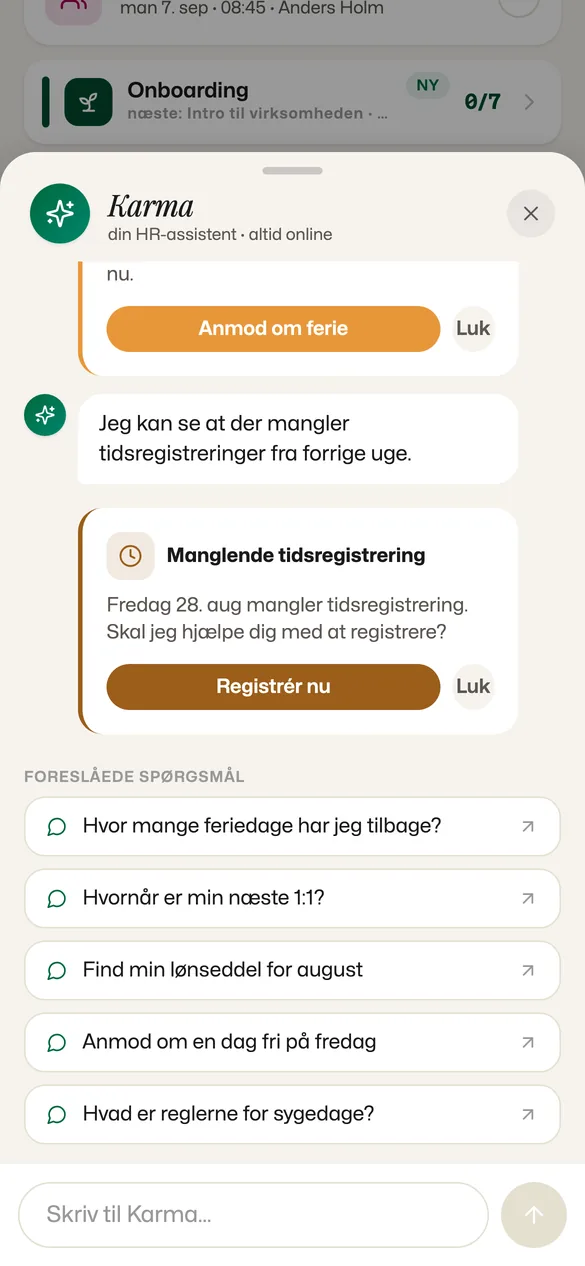 Karma på mobilen